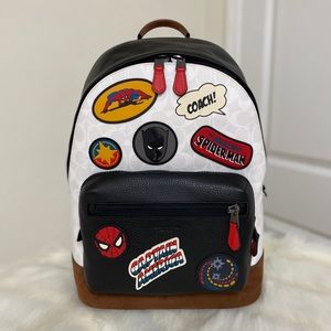 coach x marvel backpack